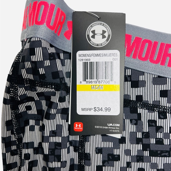 Under Armour Strike Zone Slider Women's Softball Shorts Gray/Black Size M - Picture 6 of 7